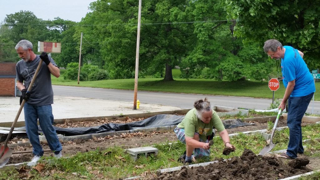 Franciscans Helping at Buley Gardens