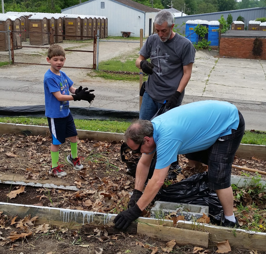 Garden Work at Buley Center