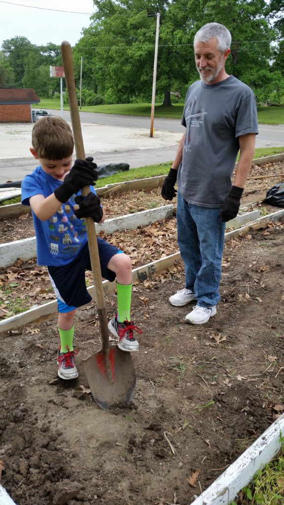 JP Helping at Buley Center